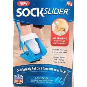 NEW Sock Slider Comfortably Put On & Take Off Your Socks Made in USA
